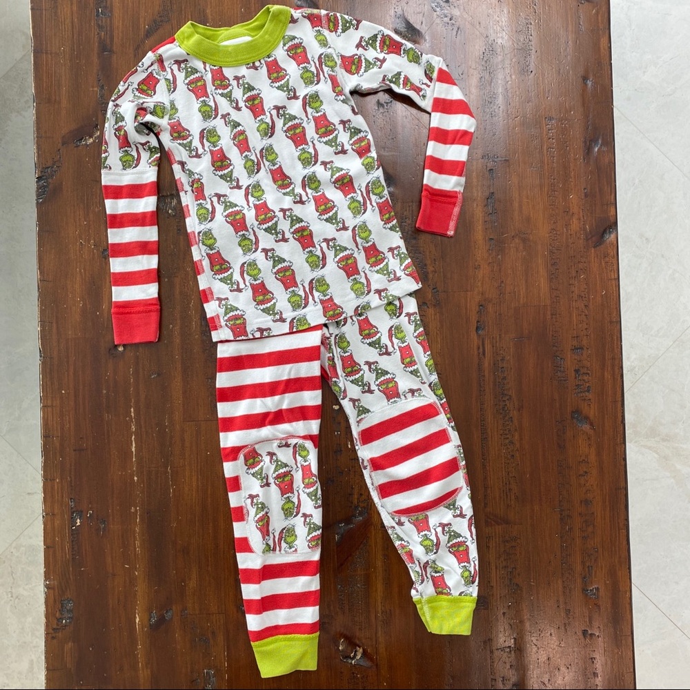 Hanna Andersson Dr. Seuss Grinch Pajamas 100cm/US4